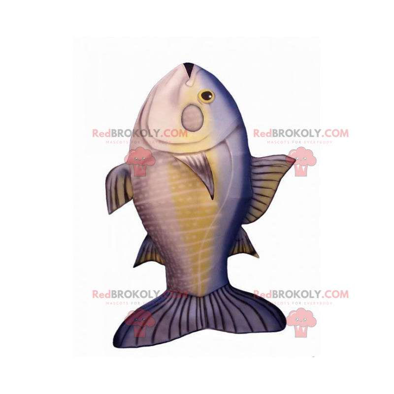 Mascotte di pesce classico - Redbrokoly.com