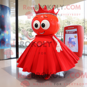 Red Ray maskot kostume...