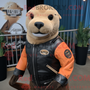 Maskotka Peach Sea Lion...