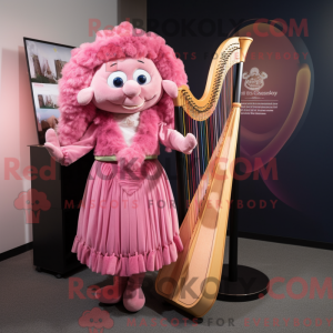 Roze Keltische harp...