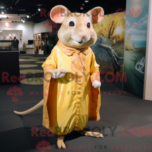 Gouden Rat mascottekostuum...