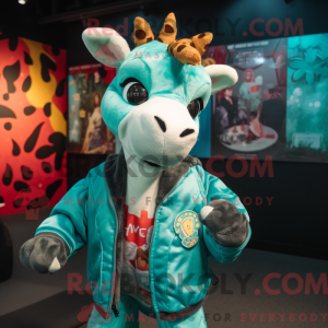Turkis Giraffe maskot...