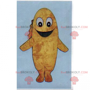 Mascote peixe sorridente - Redbrokoly.com