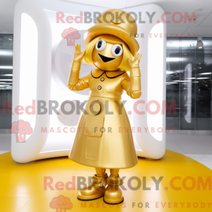 Gold Phone maskot...