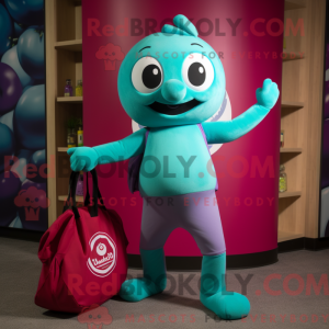 Teal Raspberry mascotte...