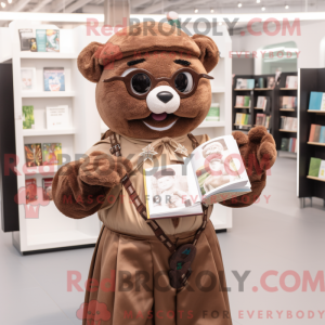 Brown Celtic Cross mascot...