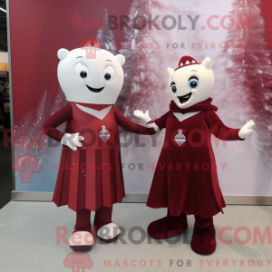 Maroon Ice mascottekostuum...