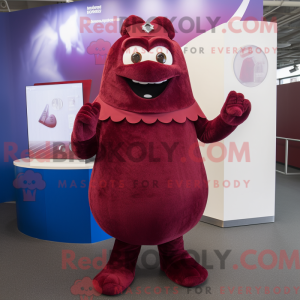 Maroon Ice Maskottchen...