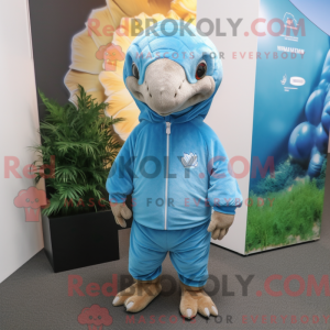 Postava maskota Sky Blue...