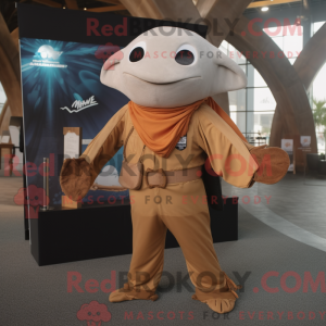 Rust Manta Ray maskot...