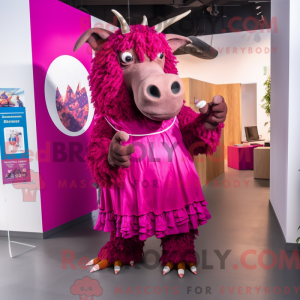 Postava maskota Magenta...