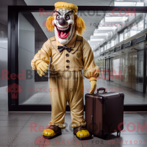 Gouden boze clown...