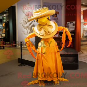 Maskottchenkostüm Gold Crab...