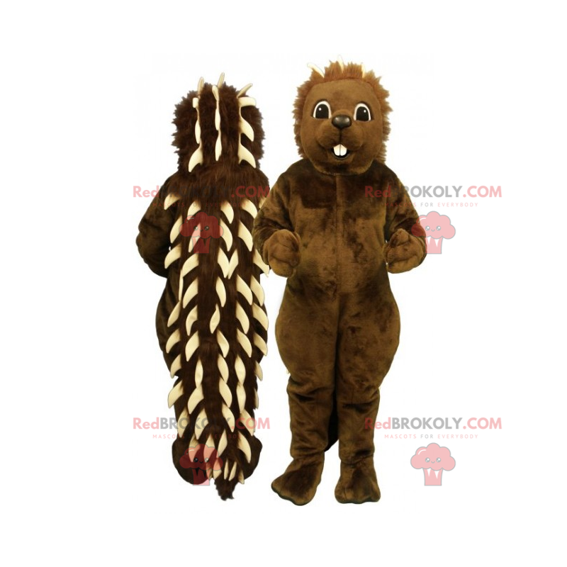 Porcupine mascot - Redbrokoly.com