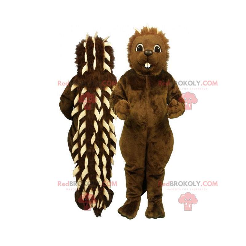 Porcupine maskot - Redbrokoly.com