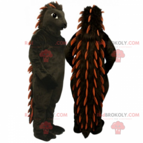 Mascota de puercoespín negro - Redbrokoly.com