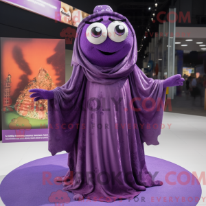Purple Moussaka mascot...