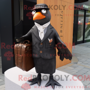 Black Gull maskotdraktfigur...