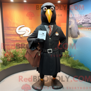 Black Gull-mascottekostuum...