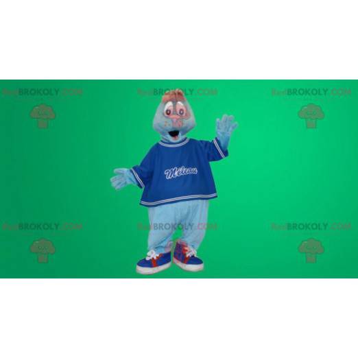 Mascotte blauwe zeeleeuw - Redbrokoly.com