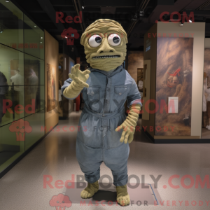 Olive Mummy maskot kostyme...