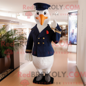 Maskottchenkostüm Navy...