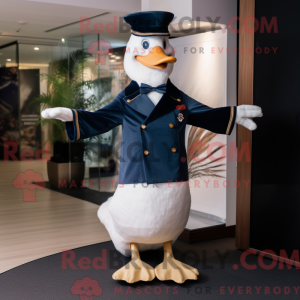 Maskottchenkostüm Navy...