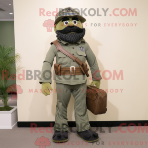 Olive Bürgerkrieg Soldat...