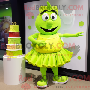 Limegrønn bryllupskake...