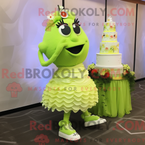 Limegrønn bryllupskake...