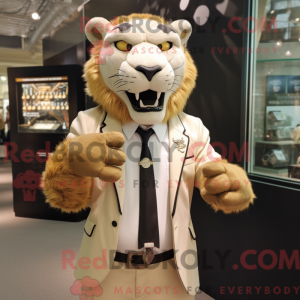 Mascotte de Tigre à dents...