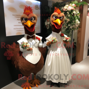 Costume mascotte de coqs...
