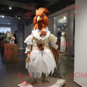 Costume mascotte de coqs...