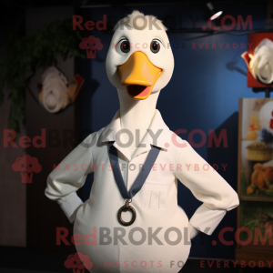 White Swans maskot kostume...