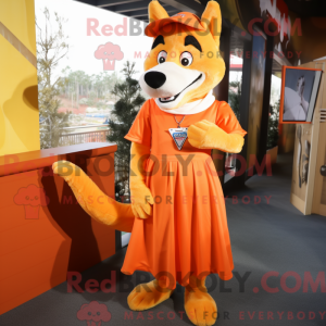 Postava maskota Orange...