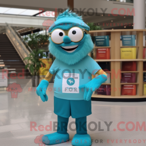 Turkis Aglet maskot kostume...