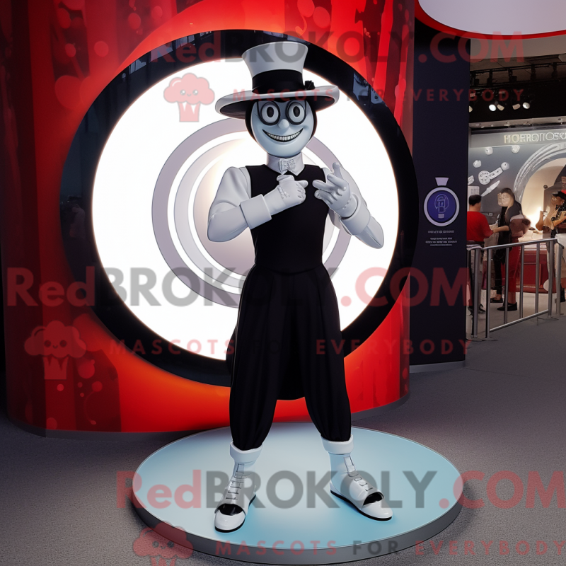 Fantasia de mascote Silver Ring Master com calça justa e relógios inteligentes - Mascotes mestres do ringue - RedBrokoly.com