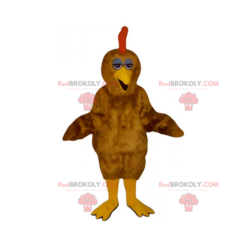 Brun kyllingmaskott - Redbrokoly.com Brun kyllingmaskott - Redbrokoly.com