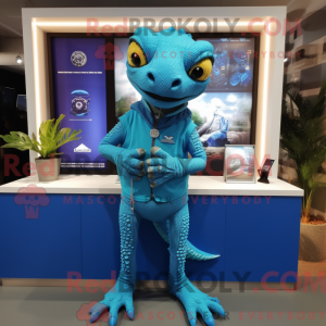 Maskottchenkostüm Blaue...