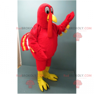 Mascota de pavo rojo - Redbrokoly.com