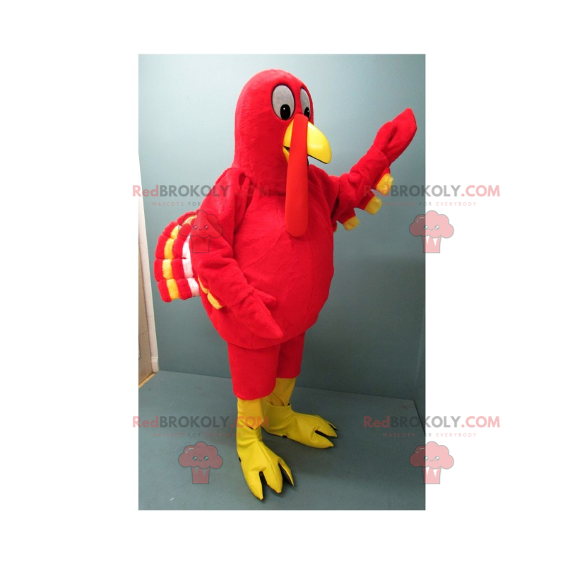 Mascota de pavo rojo - Redbrokoly.com