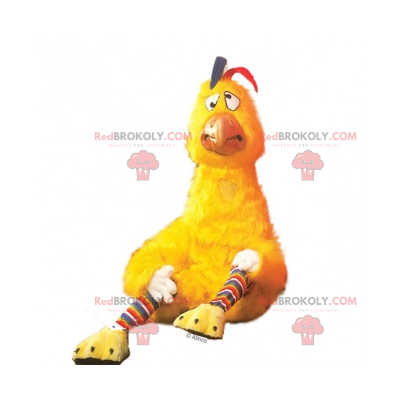 Confused Chicken Mascot - Redbrokoly.com