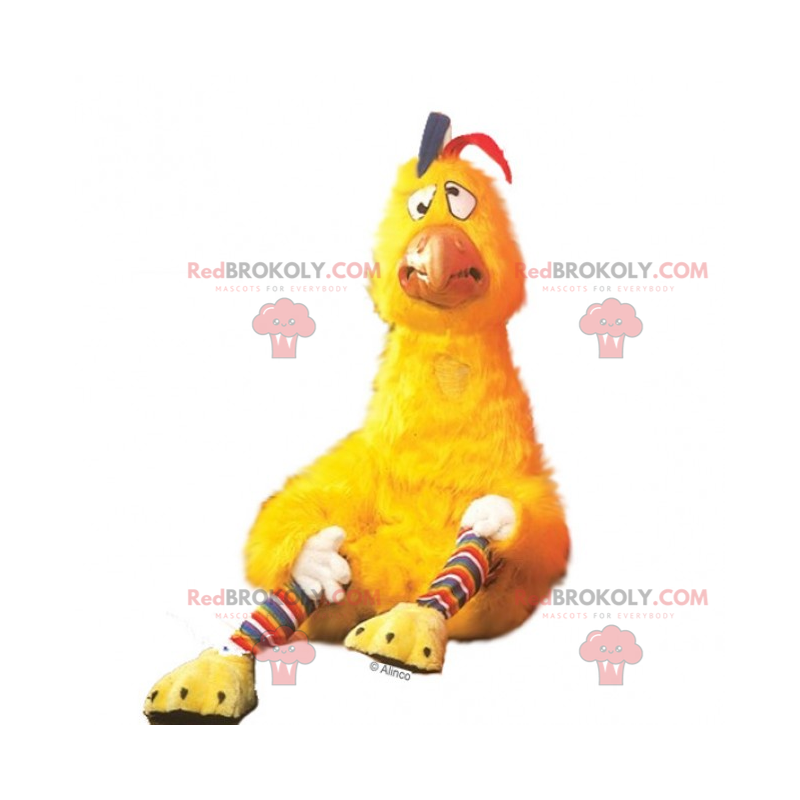 Mascote De Frango Confuso - Redbrokoly.com