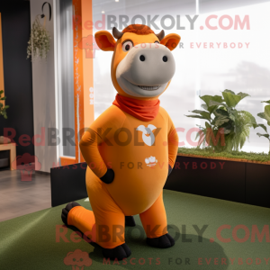 Orange Jersey Cow...