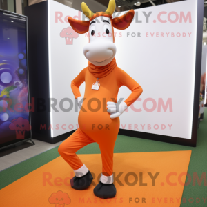 Orange Jersey Cow...