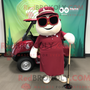 Maroon Golf Bag...