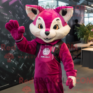Disfraz de mascota Magenta...