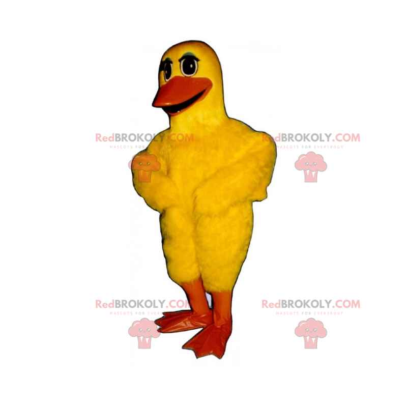 Mascotte de poulet jaune tout doux - Redbrokoly.com Mascotte de poulet jaune tout doux - Redbrokoly.com