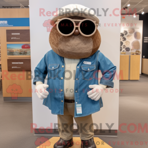 Personaggio mascotte Brown...