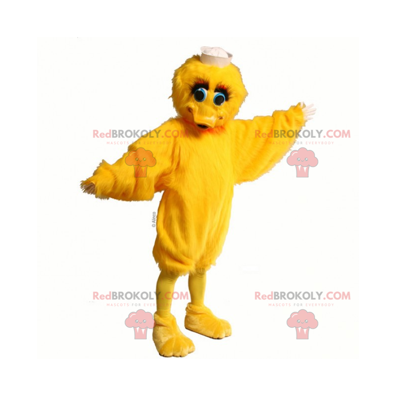 Mascotte de poussin au chapeau de matelot - Redbrokoly.com